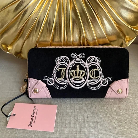 Juicy Couture Black and Pink Women's wallet - Picture 3 of 5
